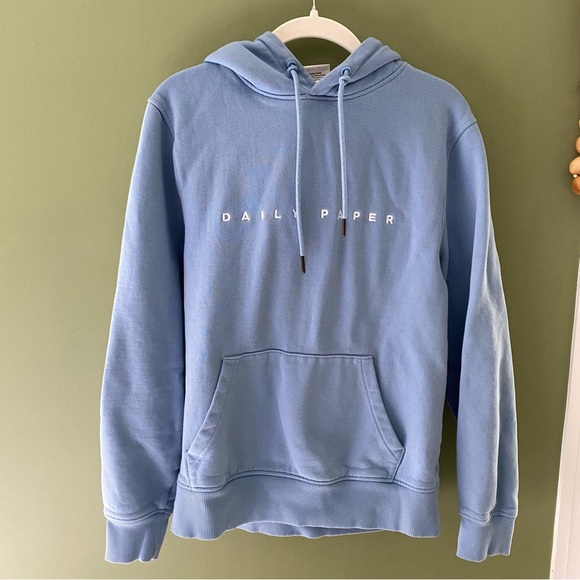 Daily Paper Allure Hoodie Sweatshirt Light Blue - Picture 3 of 8